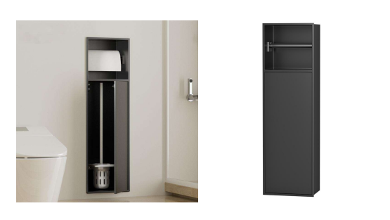 Brushed Insert Shower Niche