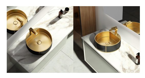 Bathroom countertop sink